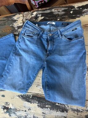 Mavi Medium Blue Straight-Leg Jeans